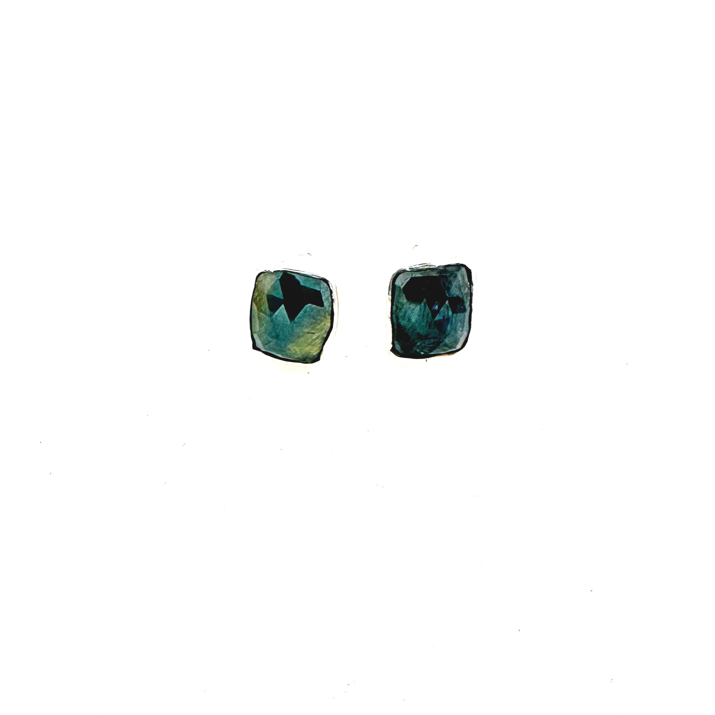 Sapphire Pillow Studs