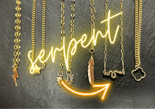 Load image into Gallery viewer, Serpent Necklace-gold-filled