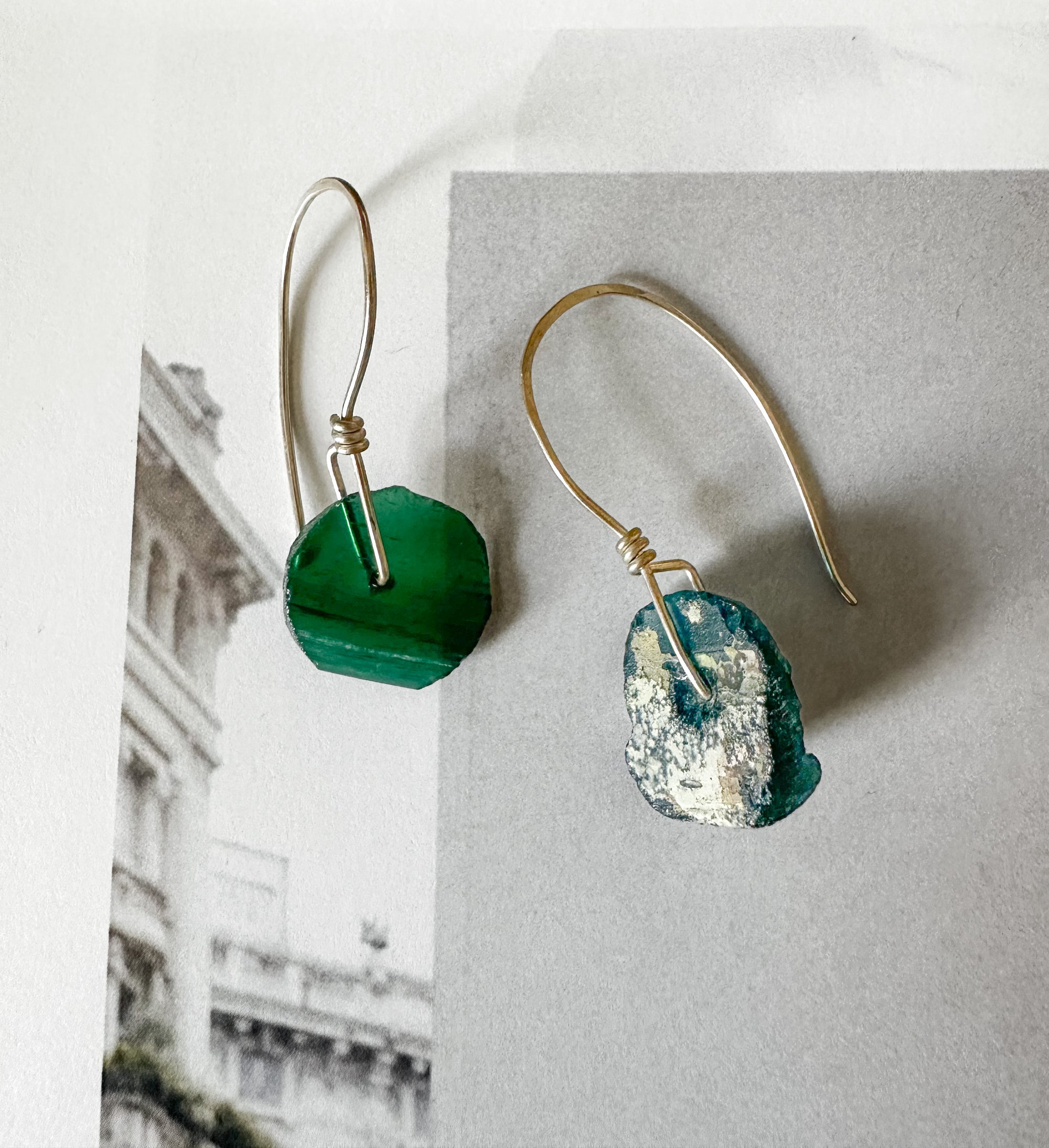 Roman Glass Earrings