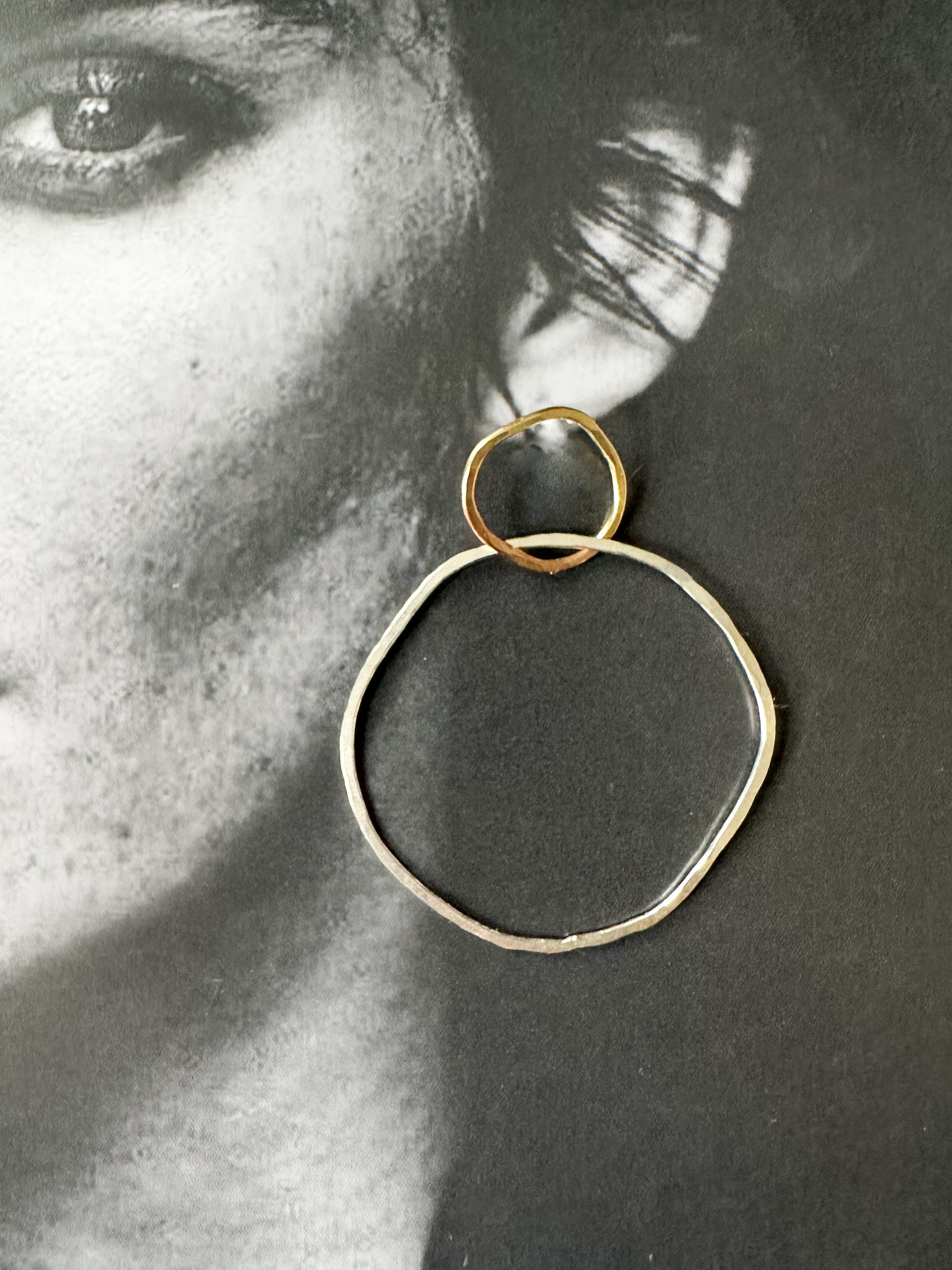 Barcelona Hoops -Sterling & Gold