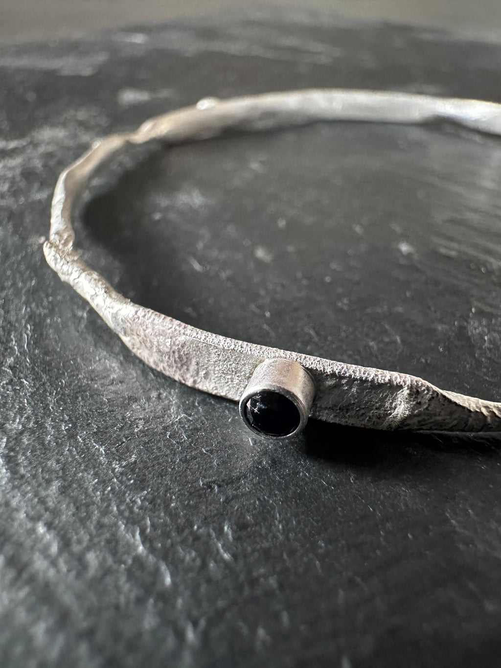 Distilled Rotation Bangle (with black spinal)