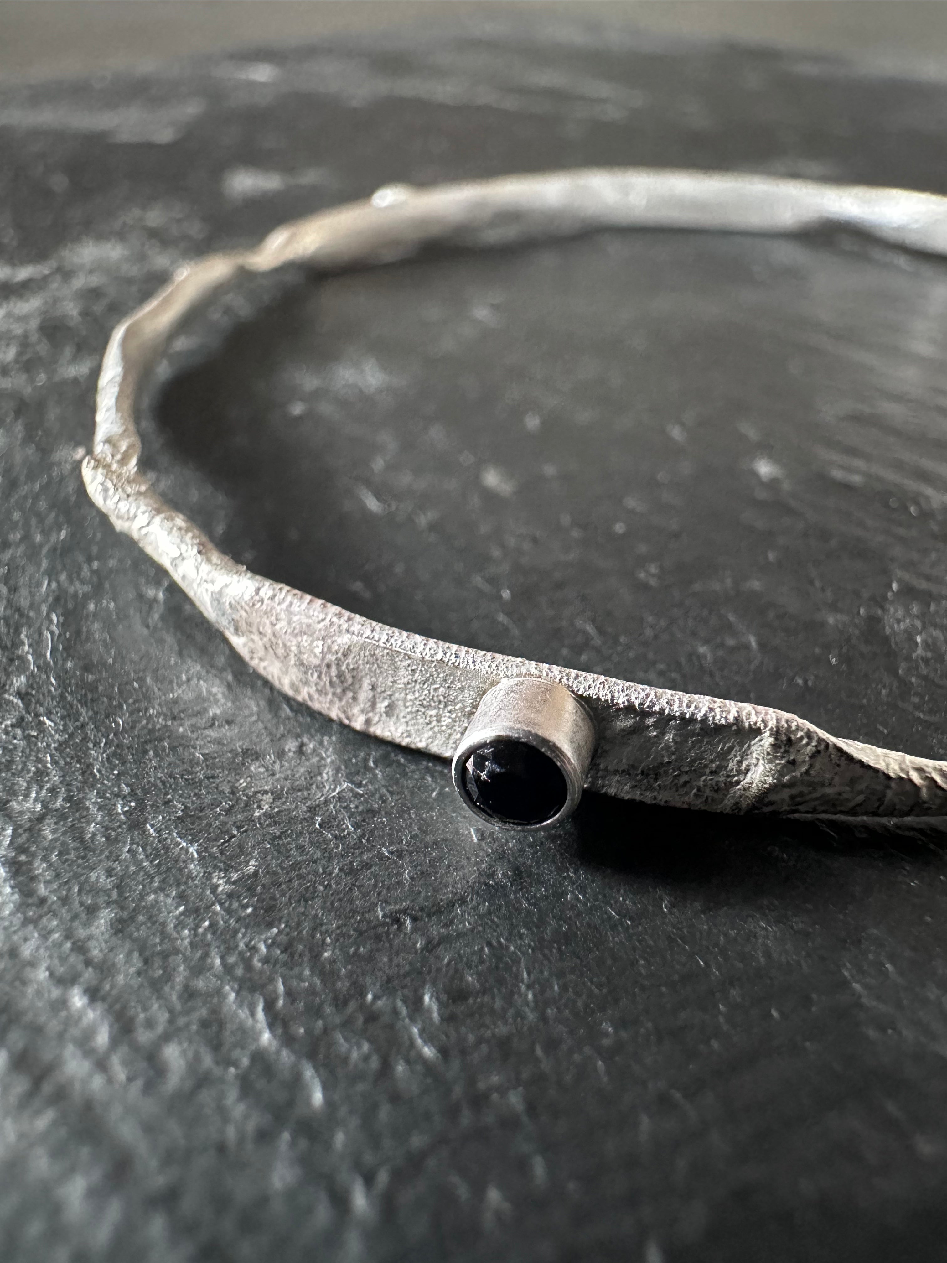 Distilled Rotation Bangle (with black spinal)