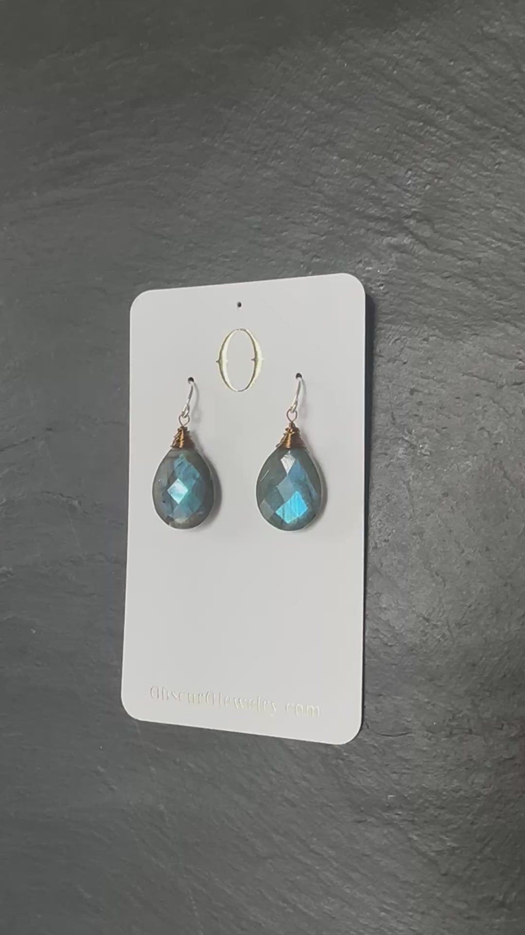Labradorite Drop Earrings