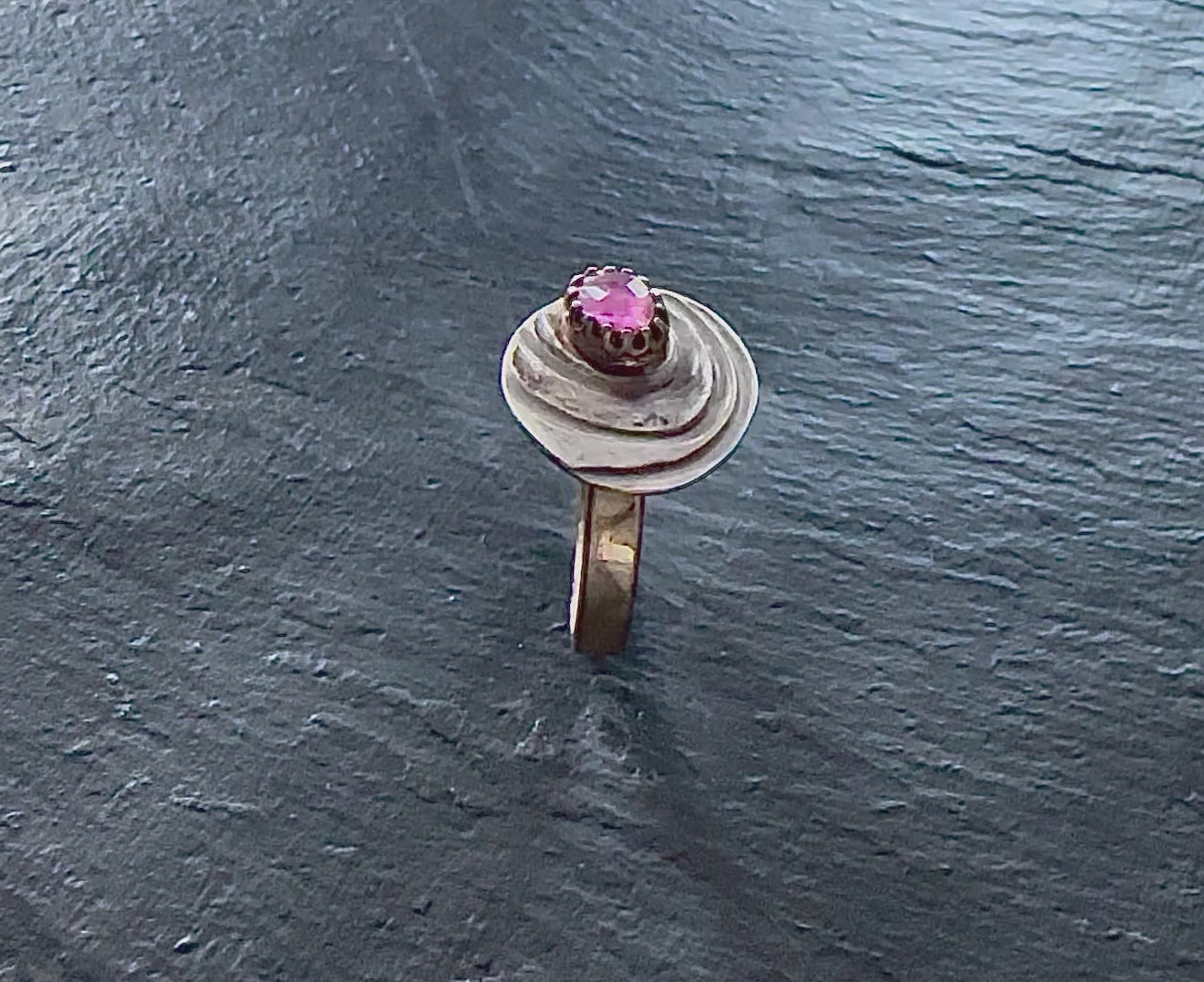 Pink Saturn Ring