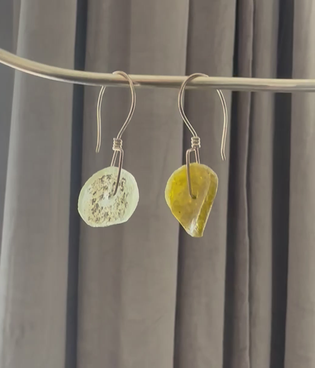 Echos in Green Earrings
