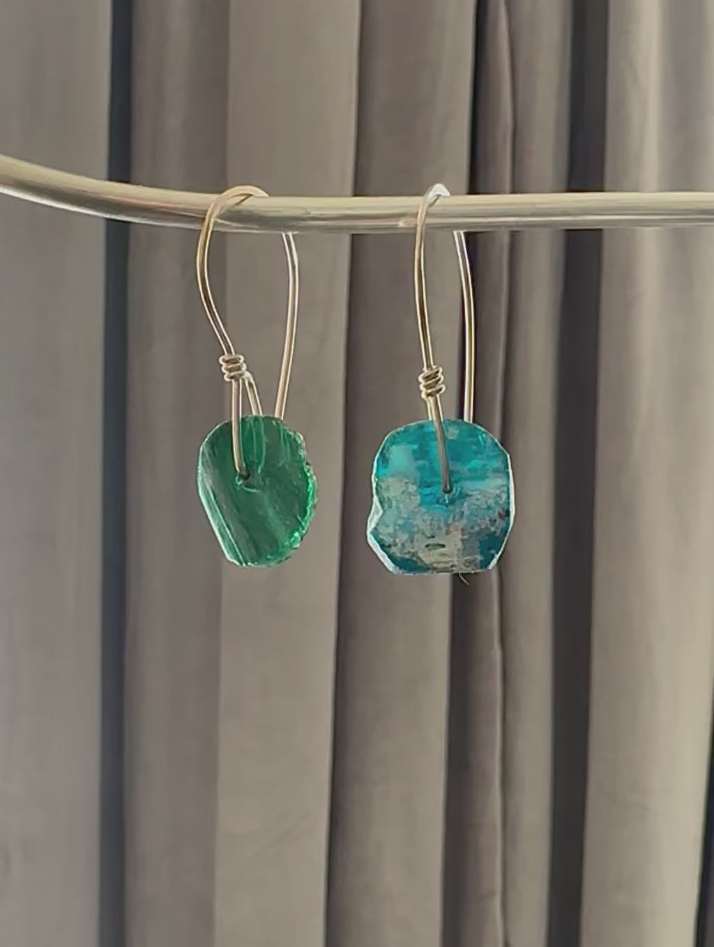 Roman Glass Earrings