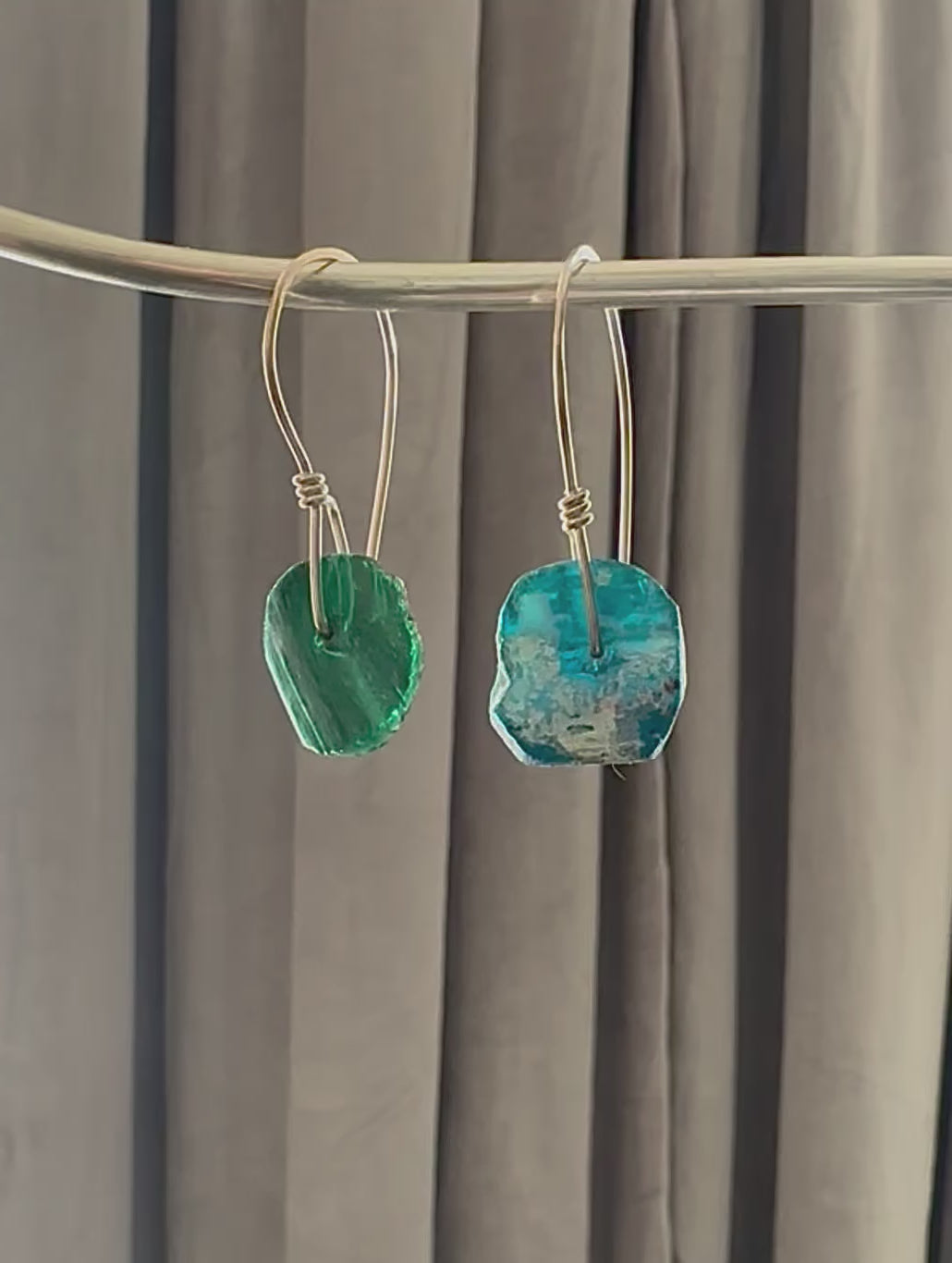 Roman Glass Earrings