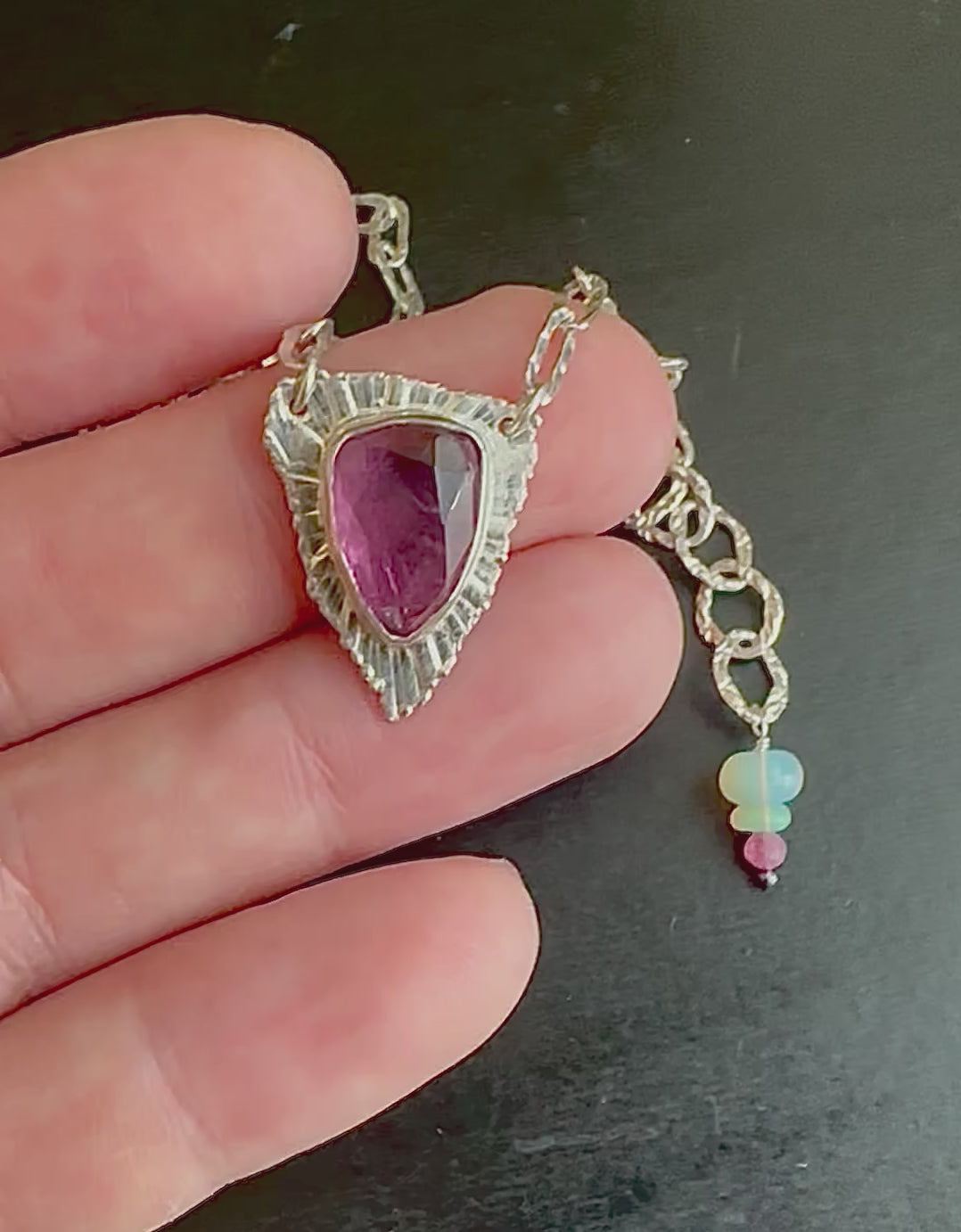 Radiant Raspberry Necklace