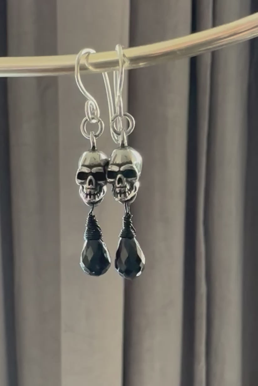 Skull & Gem Earrings