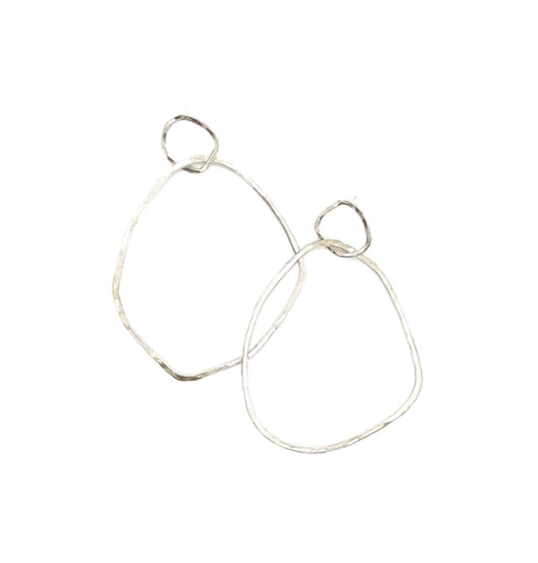 Obscuro Jewelry - Sterling silver hoops