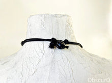 Load image into Gallery viewer, Sambava Necklace - Obscuro Jewelry - Stacked black bone on waxed cord