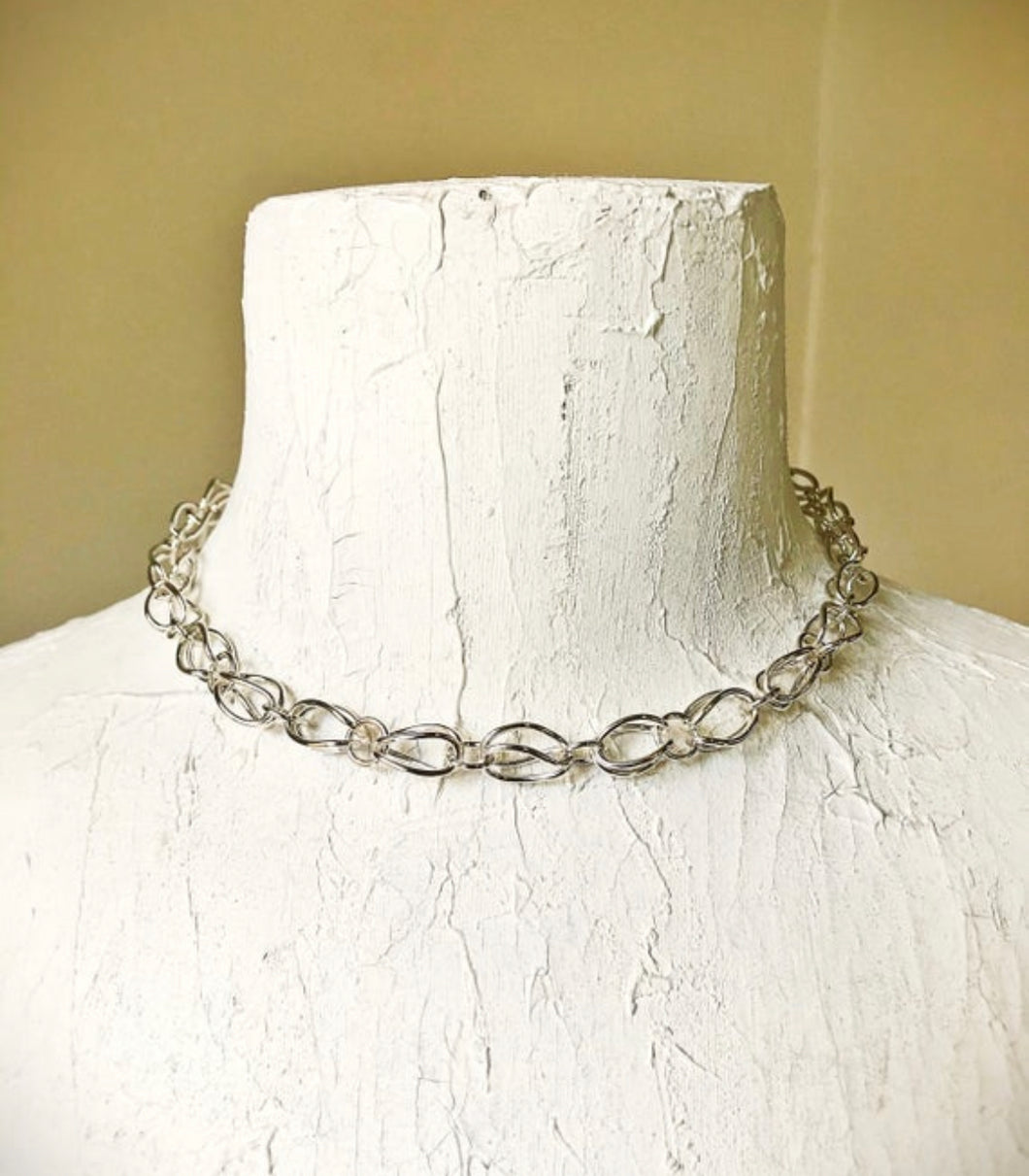 Twisted Sister Necklace - Sterling silver - Obscuro Jewelry