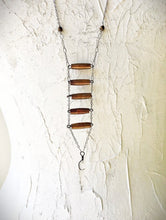 Load image into Gallery viewer, Obscuro Jewelry - Bars of copper and sterling silver chain