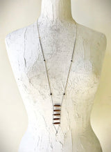 Load image into Gallery viewer, Obscuro Jewelry - Bars of copper and sterling silver chain