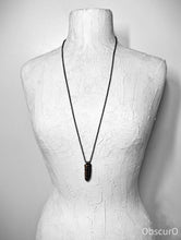 Load image into Gallery viewer, Rattlesnake Shake Necklace - Obscuro Jewelry - oxidized sterling silver