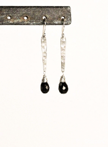 Obscuro Jewelry - Black Spinel River Stix Earrings