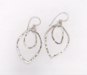 Obscuro Jewelry - Sterling Silver Hammered Hoops