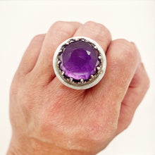 Load image into Gallery viewer, Obscuro Jewelry - sterling silver - Royal Amethyst Ring