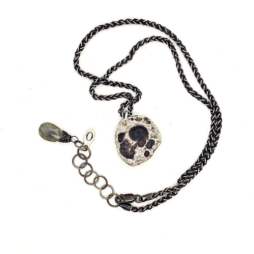 Celestial Moon Crater Necklace