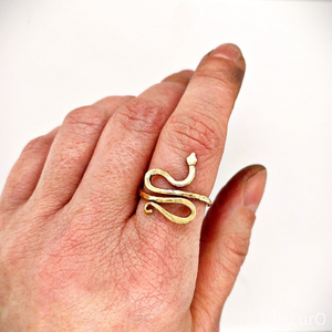 Serpent Ring (brass)